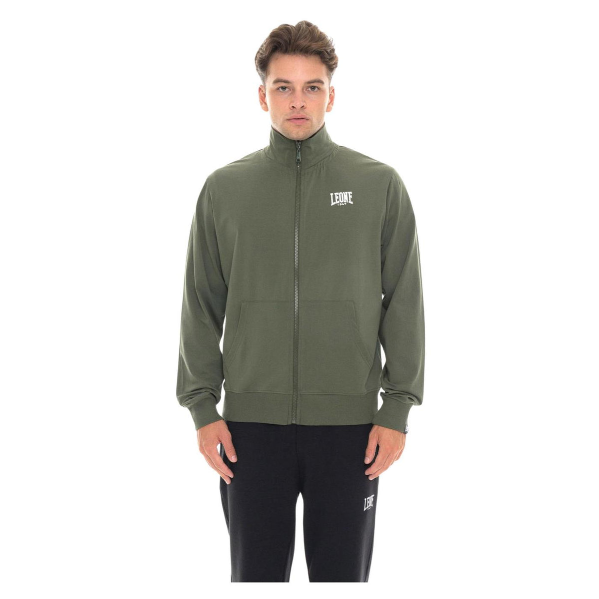 LEONE FELPA FULL ZIP SMALL LOGO