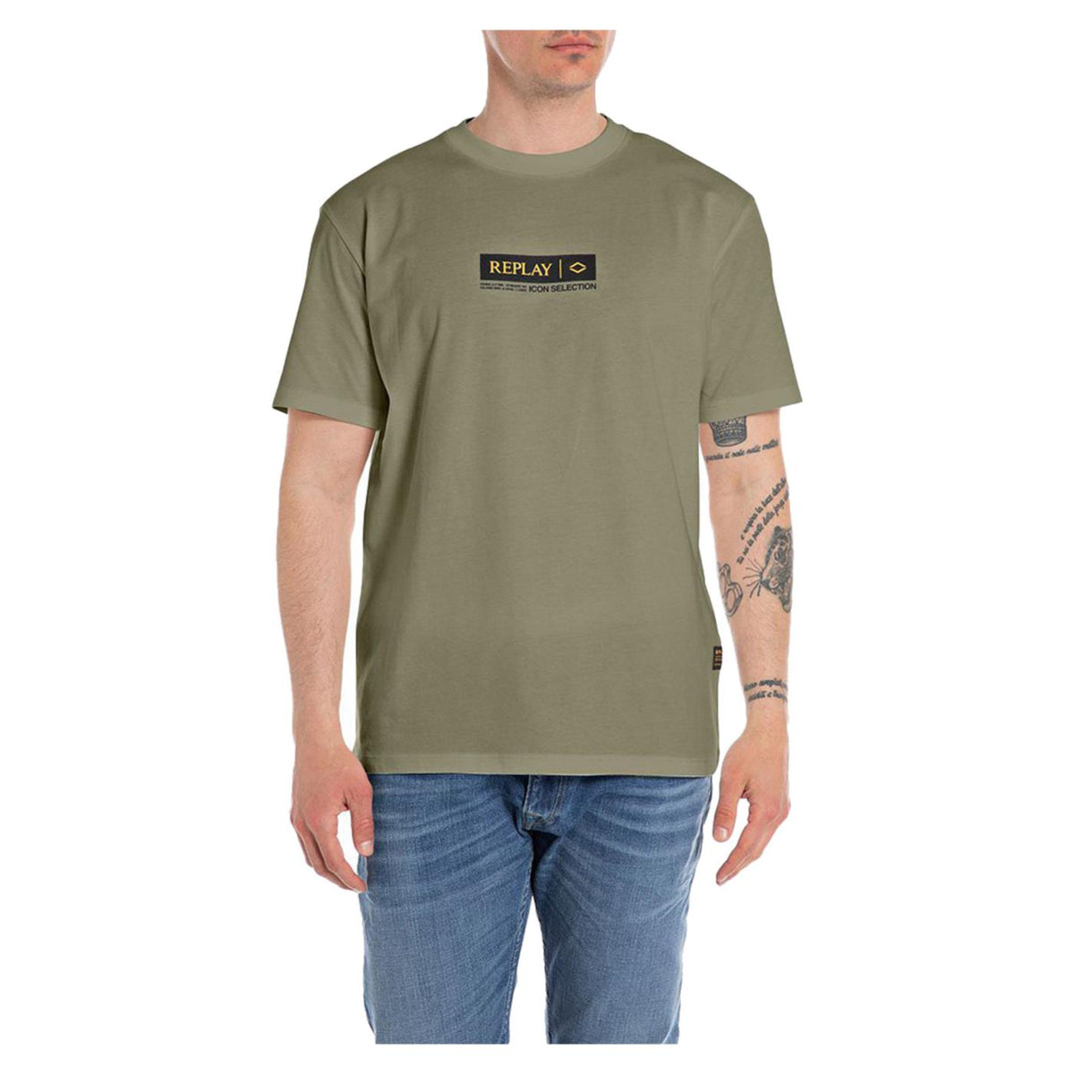 REPLAY T-SHIRT UOMO MANICA CORTA