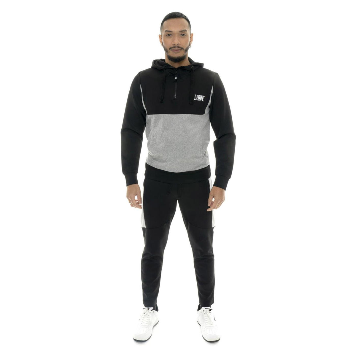 LEONE TUTA HALF ZIP HOOD TECH