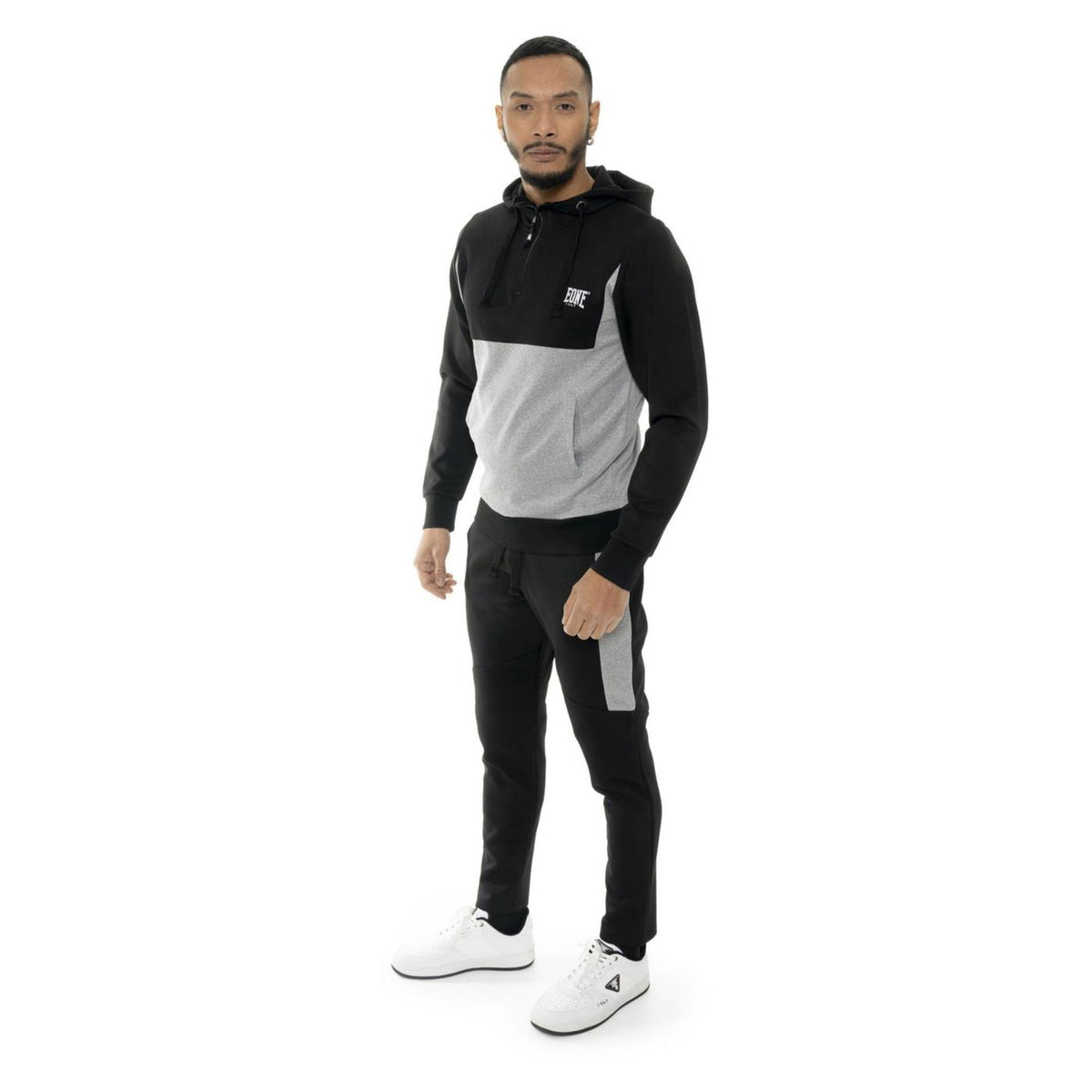 LEONE TUTA HALF ZIP HOOD TECH - vista 3