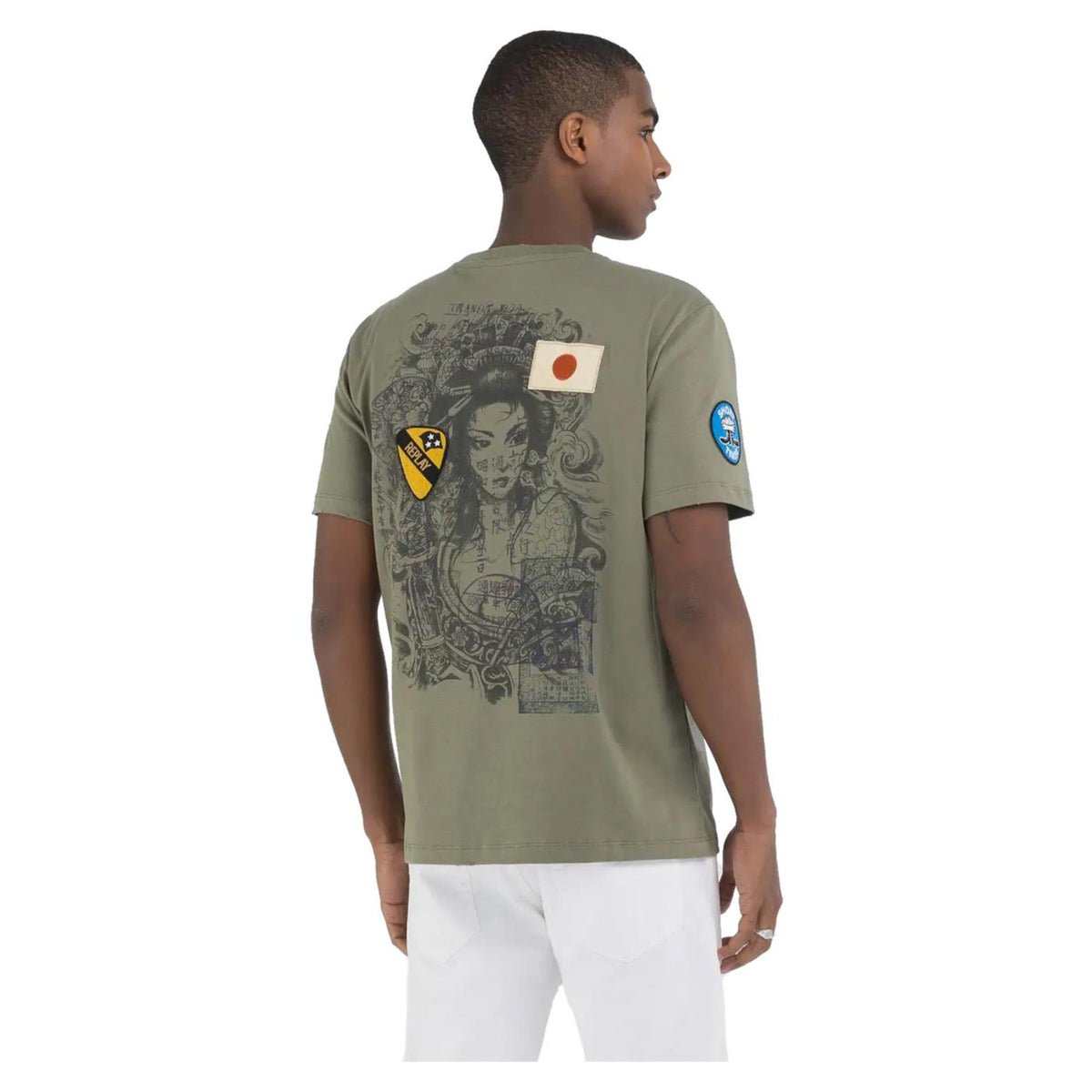 REPLAY T-SHIRT UOMO MANICA CORTA - seconda immagine