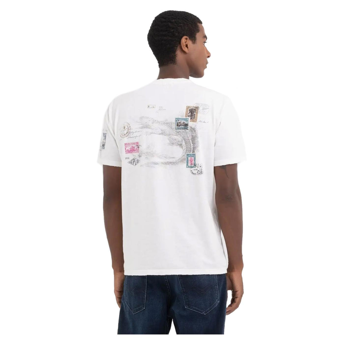 REPLAY T-SHIRT UOMO MANICA CORTA - seconda immagine