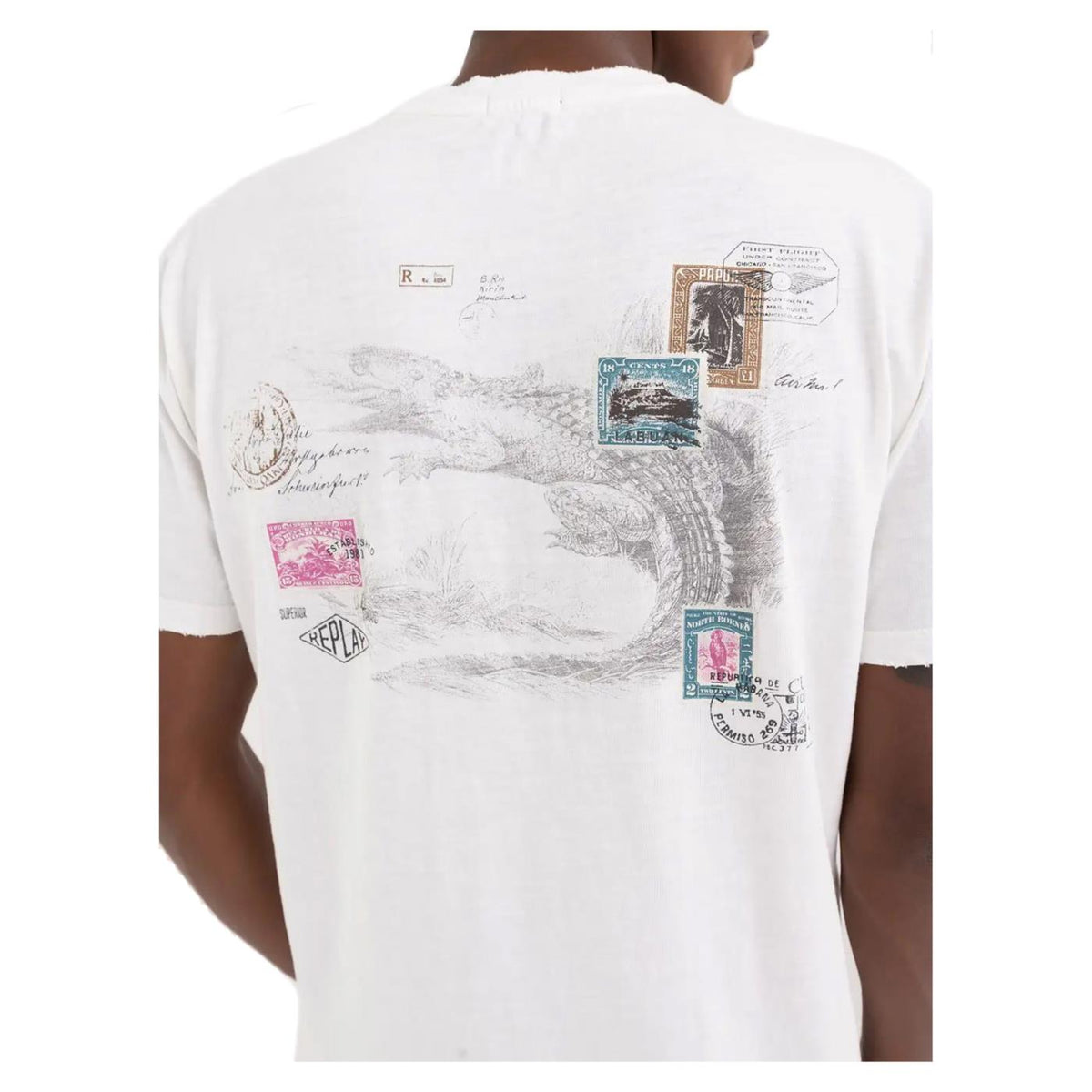 REPLAY T-SHIRT UOMO MANICA CORTA