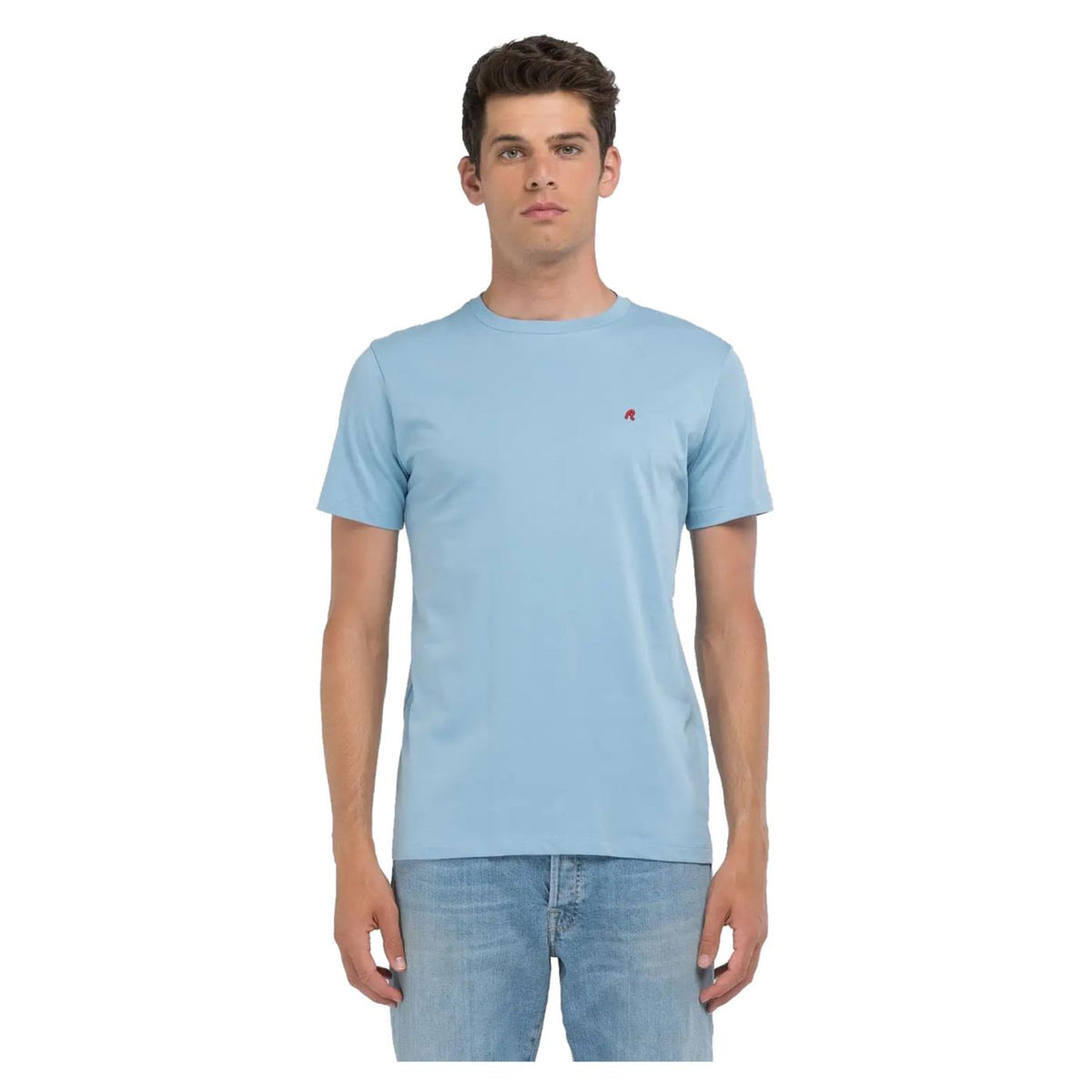REPLAY T-SHIRT JERSEY CON RICAMO