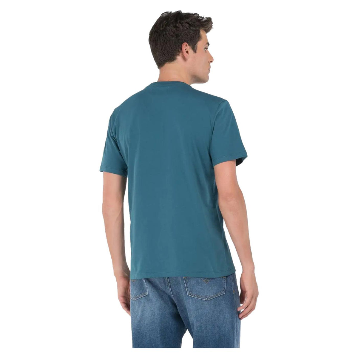 REPLAY T-SHIRT JERSEY CON RICAMO - seconda immagine