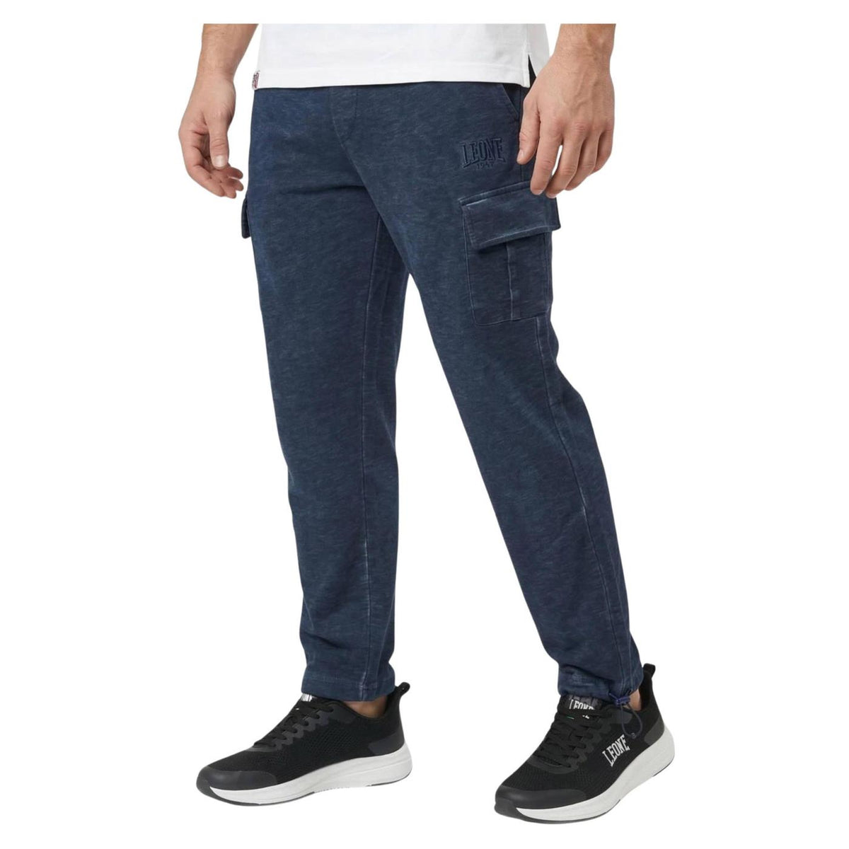 LEONE PANTALONI CARGO OLD WASH