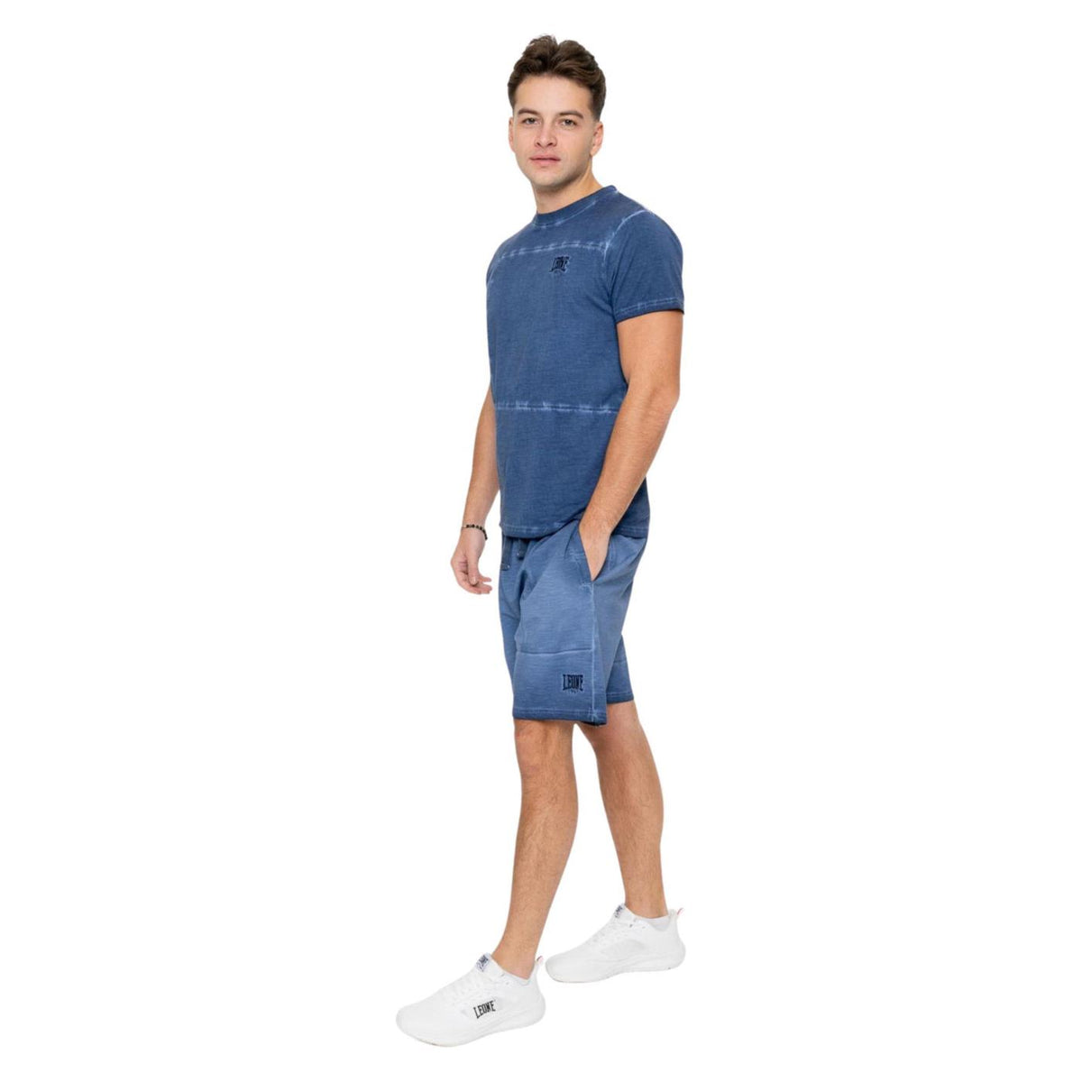 LEONE T-SHIRT JERSEY OLD WASH - Denim - vista 4