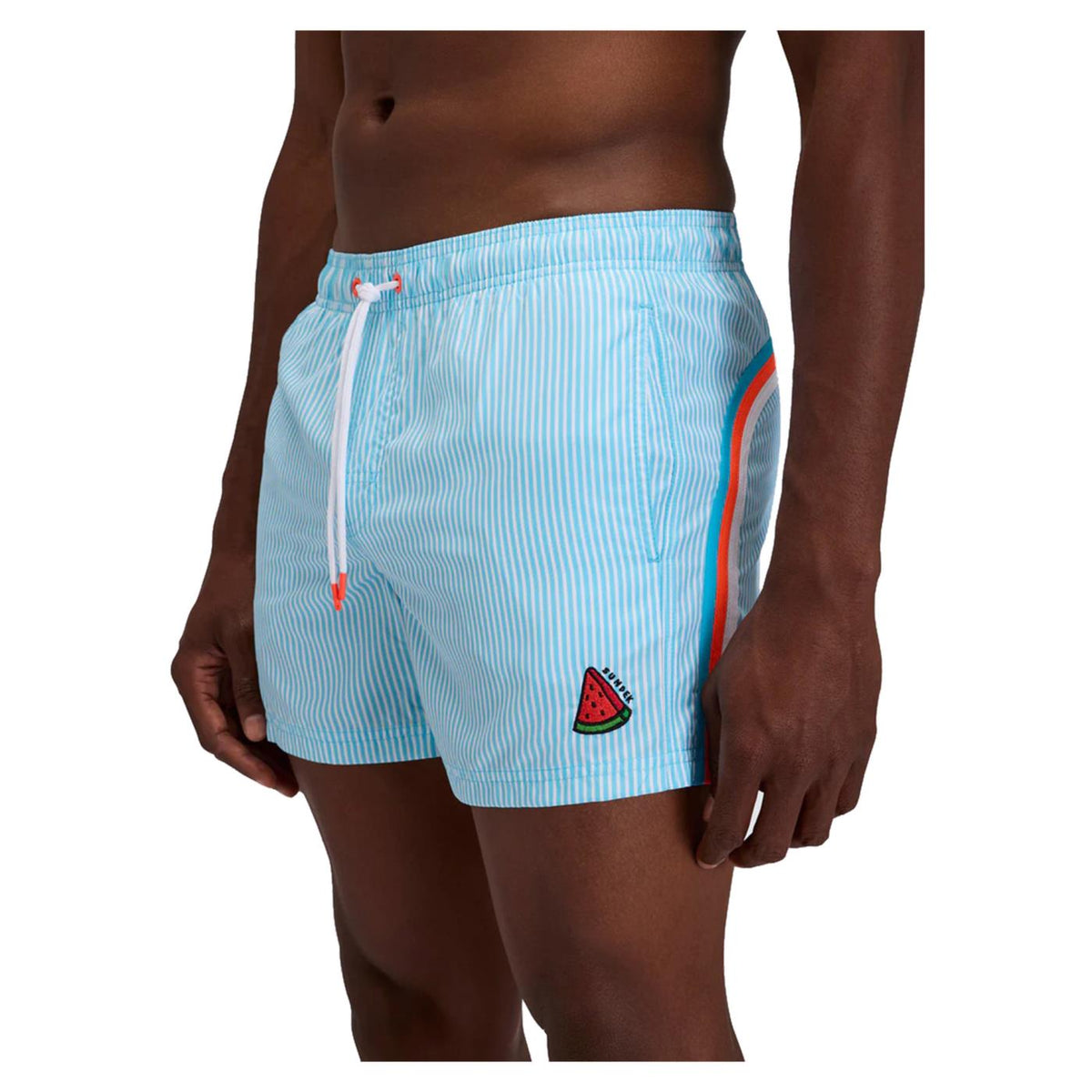 SUNDEK AOP PRINTED BOARDSHORT - Azzurro - vista 3