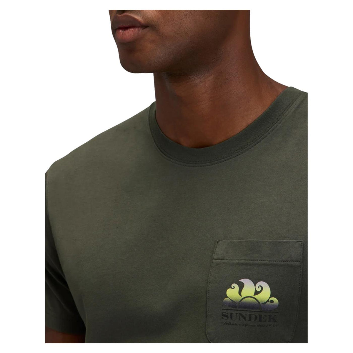 SUNDEK T-SHIRT NEW HERBERT - Militare - vista 8