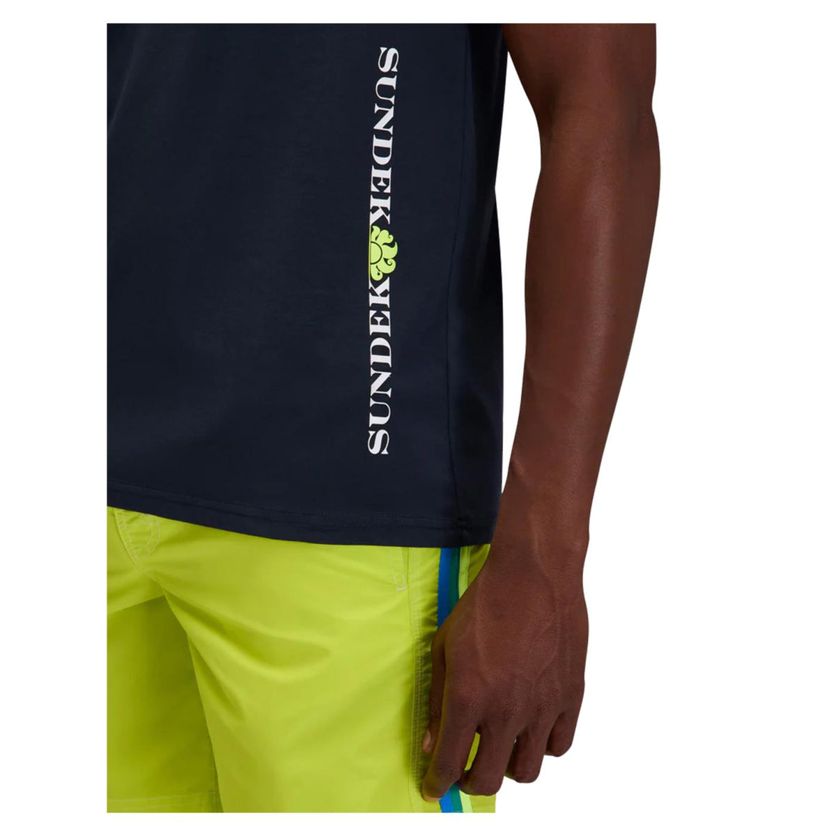 SUNDEK T-SHIRT SS BEACH - Blu - vista 8