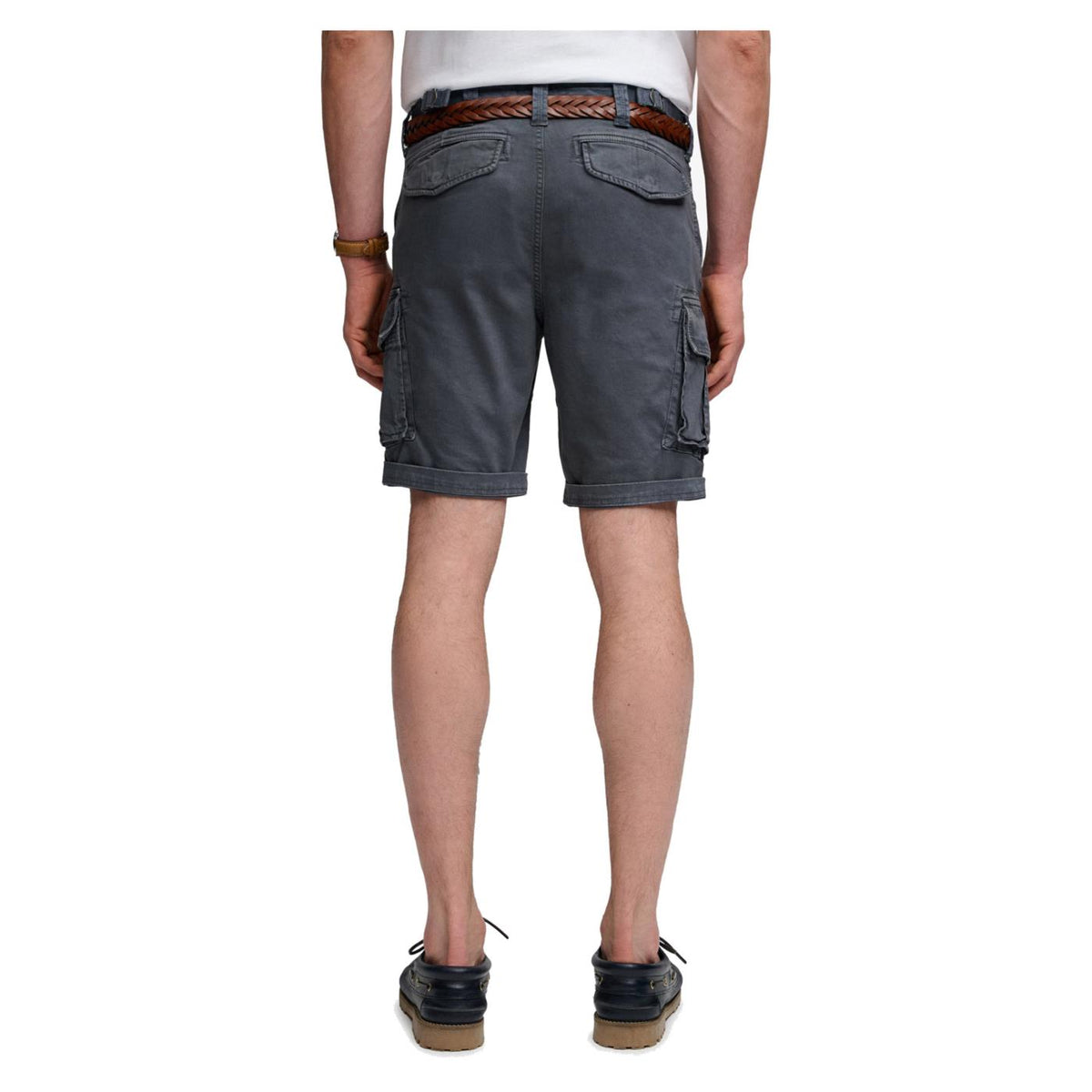 SUPERDRY CORE CARGO SHORT - Grigio scuro - vista 2