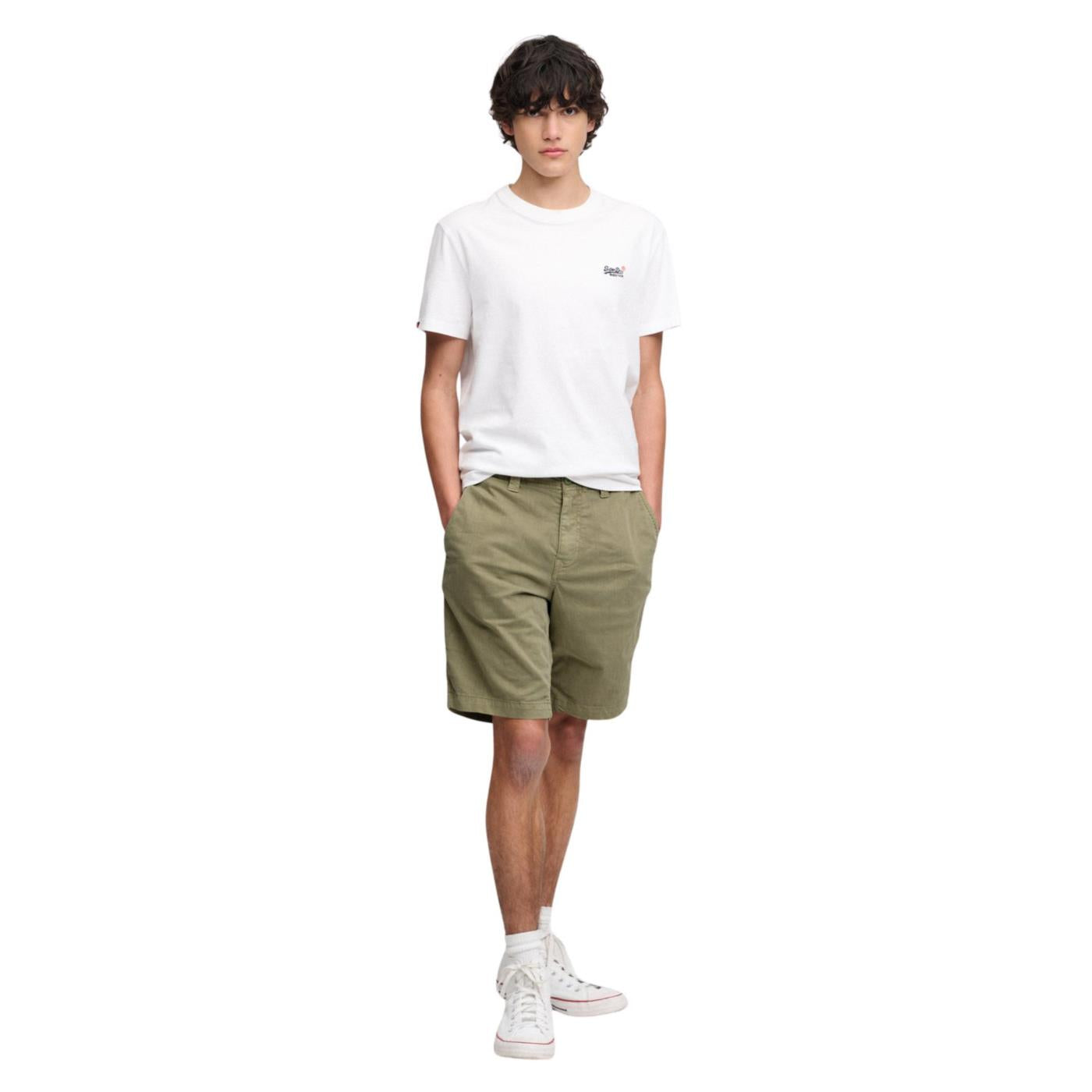 SUPERDRY UTILITY CHINO SHORT - Militare - vista 3