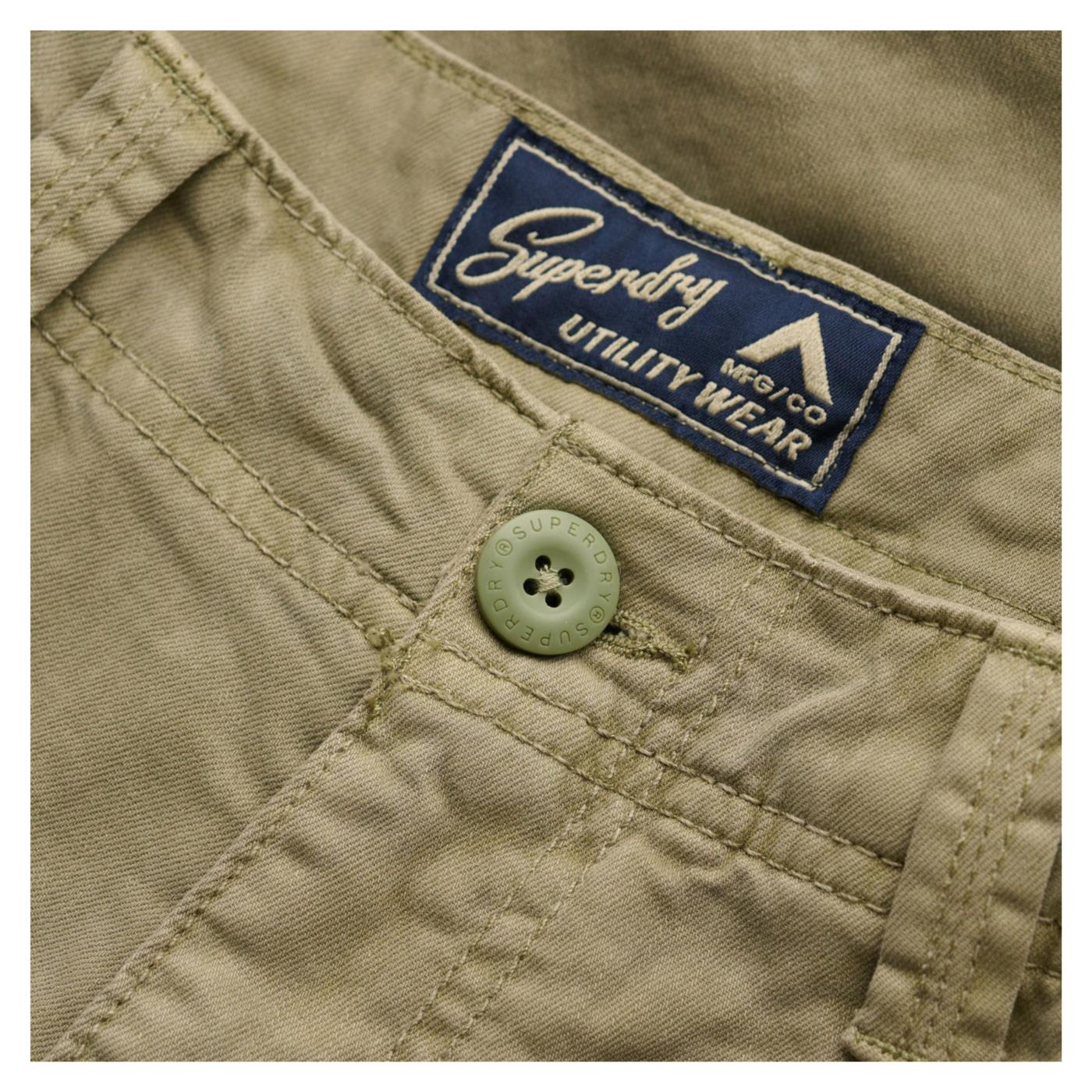 SUPERDRY UTILITY CHINO SHORT - Militare - vista 4