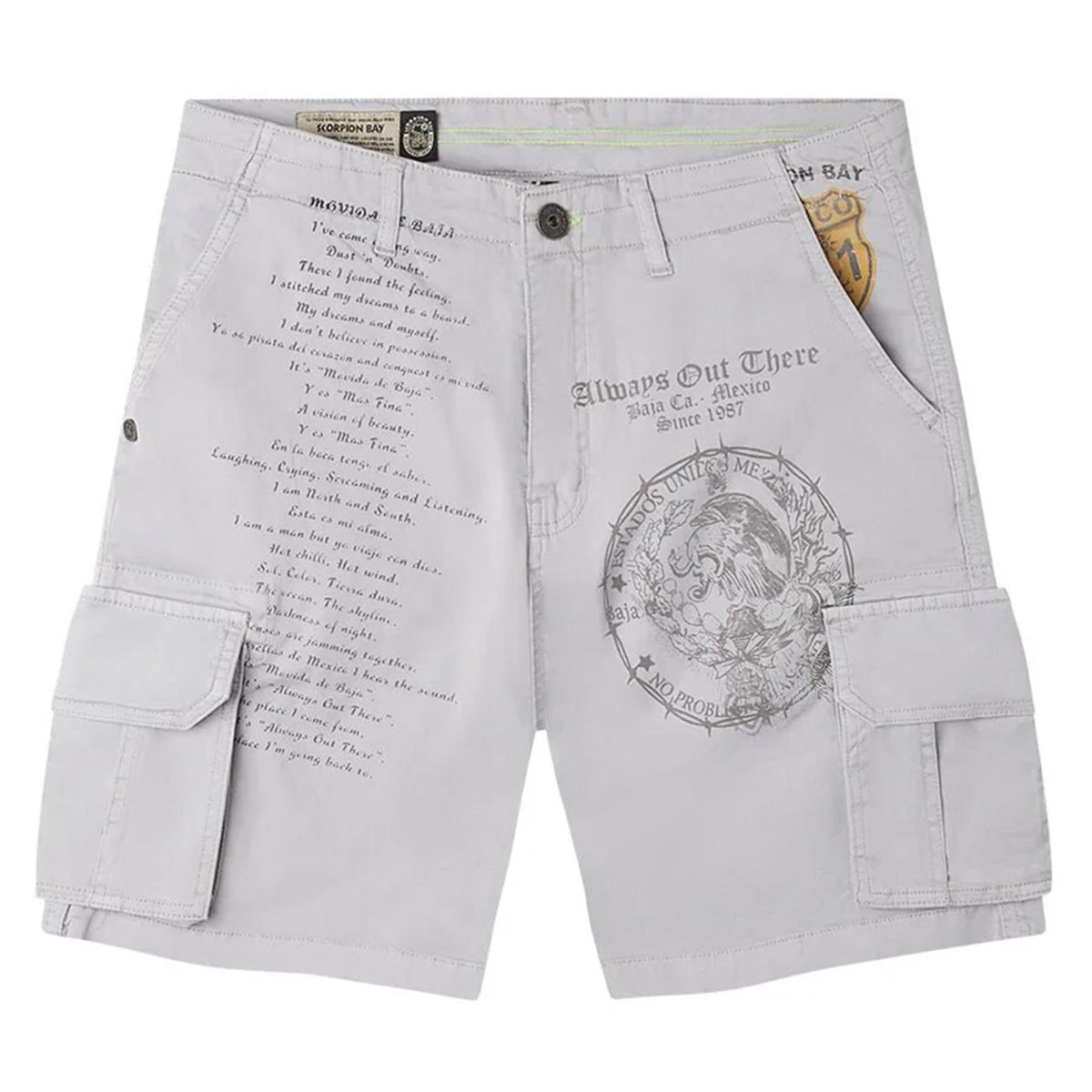 SCORPION BAY CARGO SHORT TATTOO�PRINT