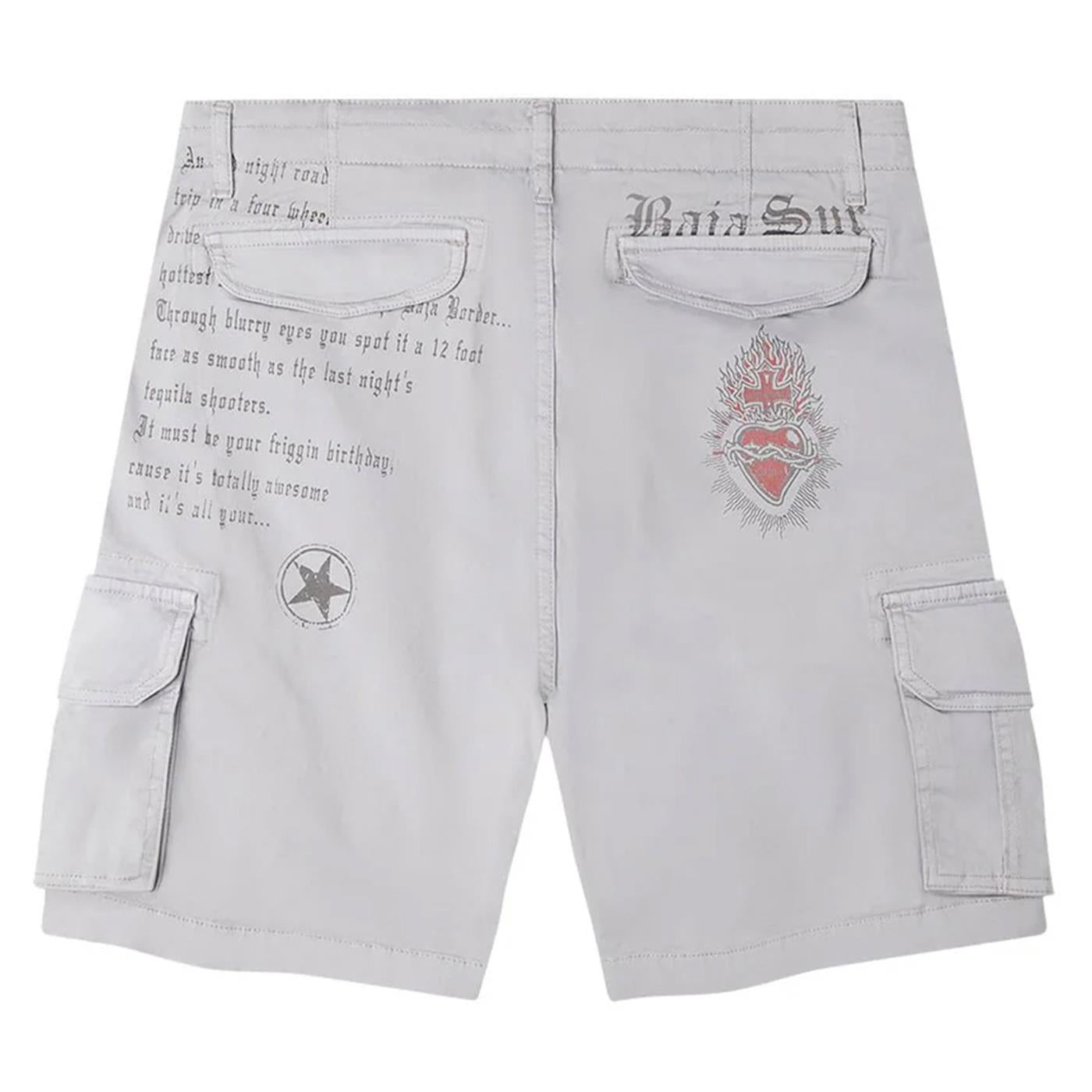 SCORPION BAY CARGO SHORT TATTOO PRINT