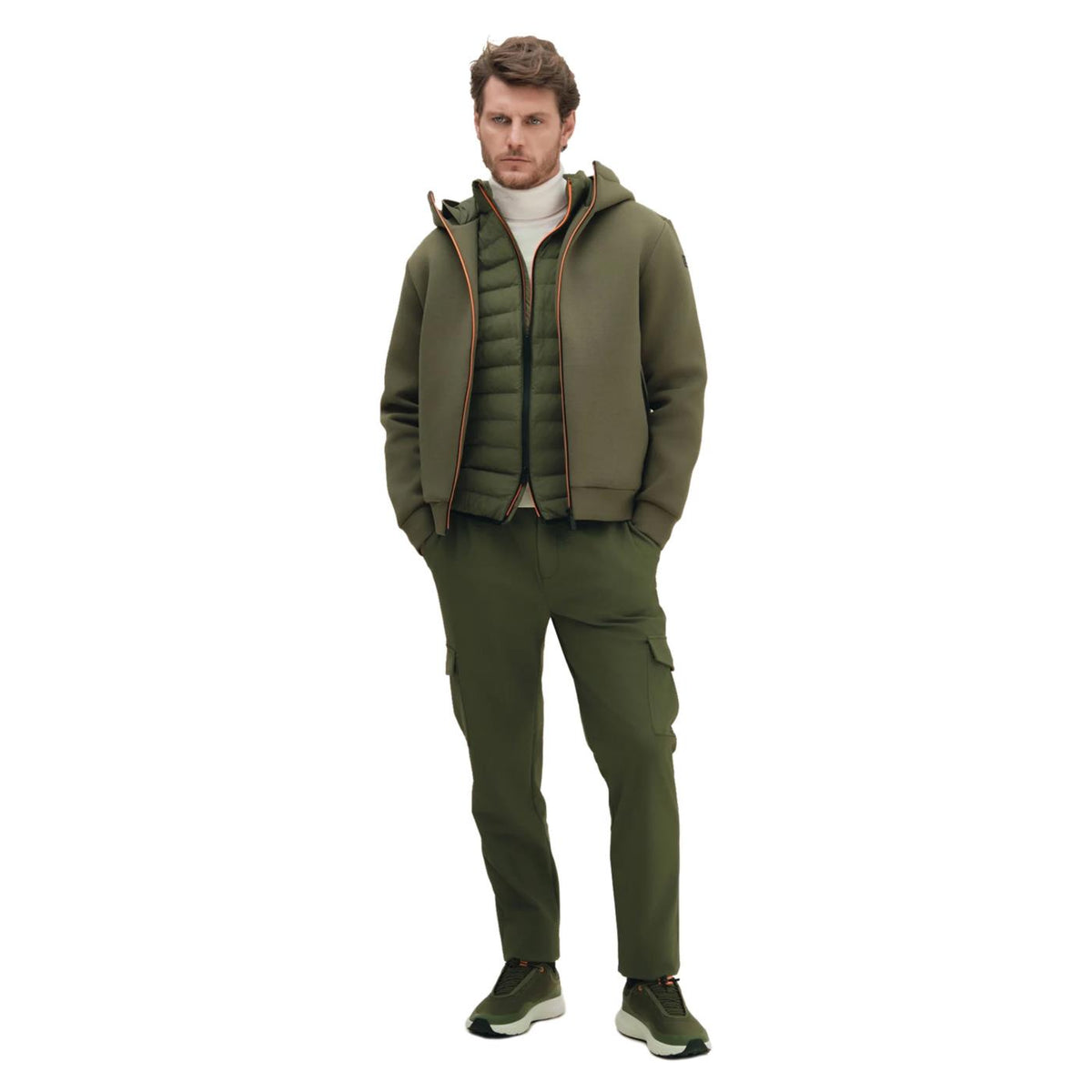 SUNS MARZIO NEO FLEECE - Militare - vista 3