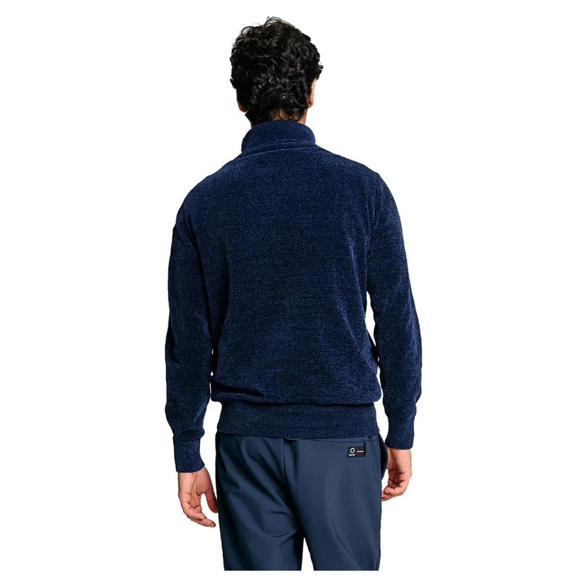 SUNS CHARLES SWEATER - Blu - vista 2
