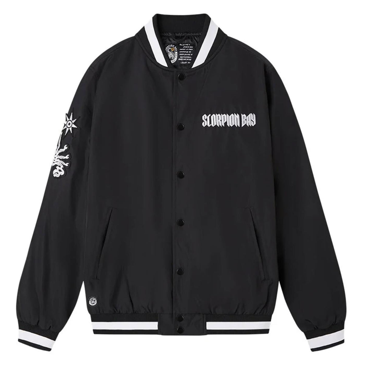 SCORPION BAY VARSITY JACKET EMBROIDERY