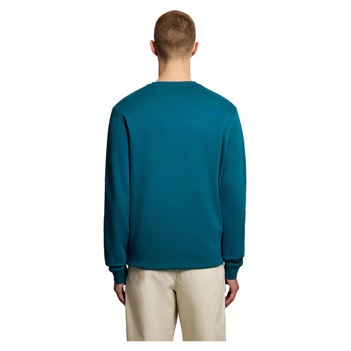 LYLE & SCOTT CREW NECK SWEATSHIRT - Turchese - vista 2