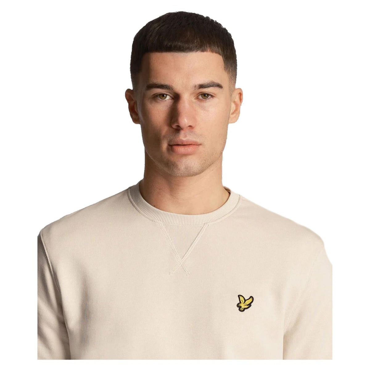 LYLE & SCOTT CREW NECK SWEATSHIRT - Beige - vista 3