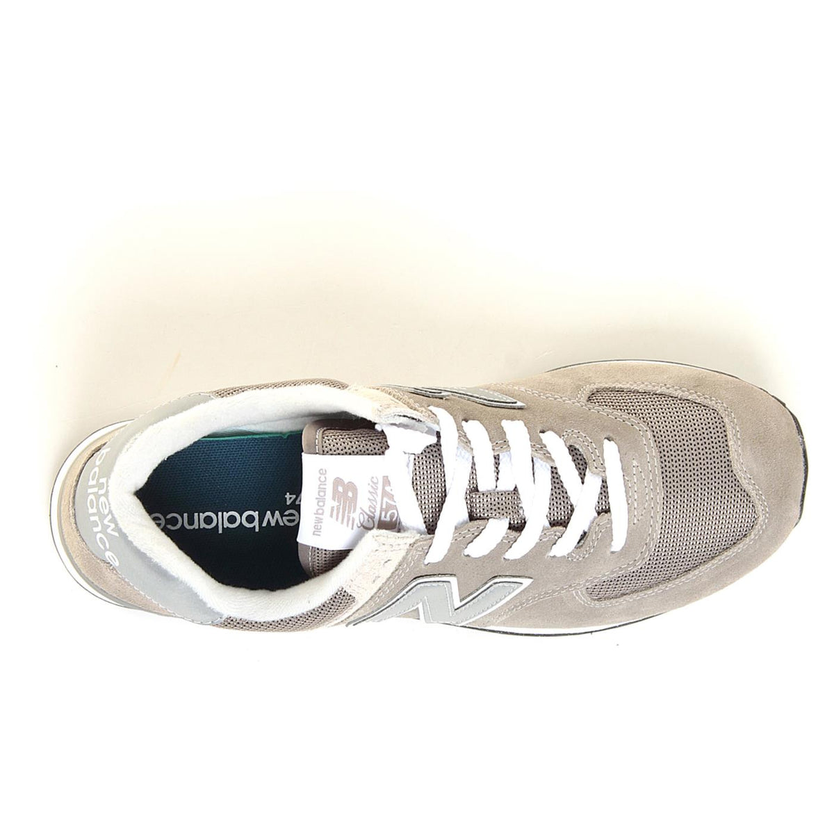 NEW BALANCE 574 - Grigio chiaro - vista 3
