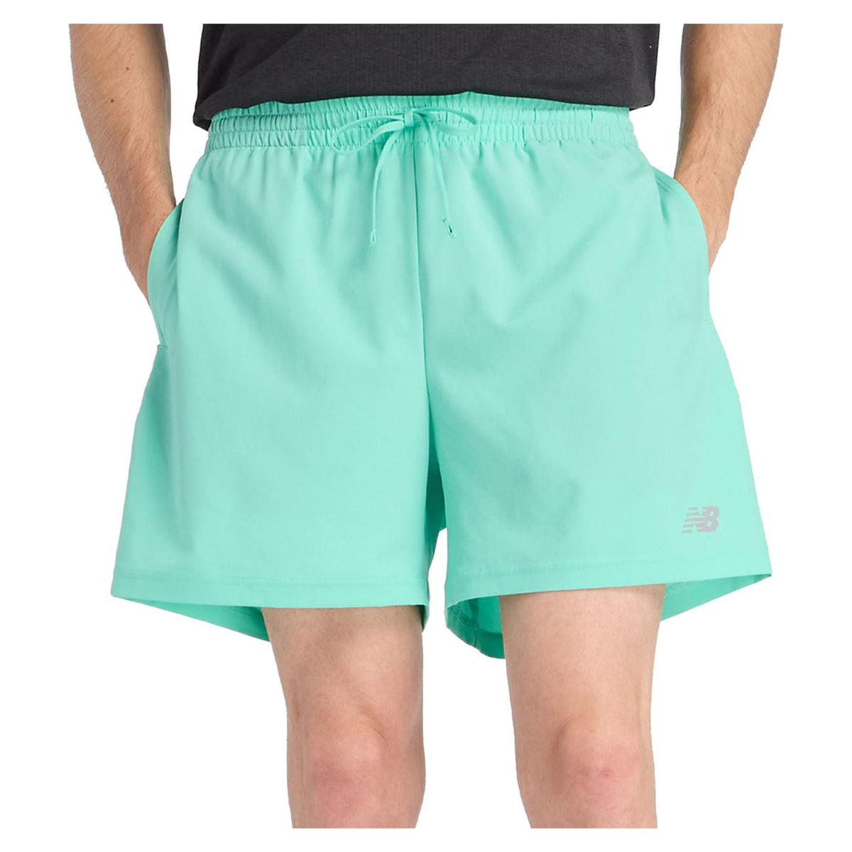 NEW BALANCE RUN ESSENTIALS SHORT 5IN - Verde - immagine principale