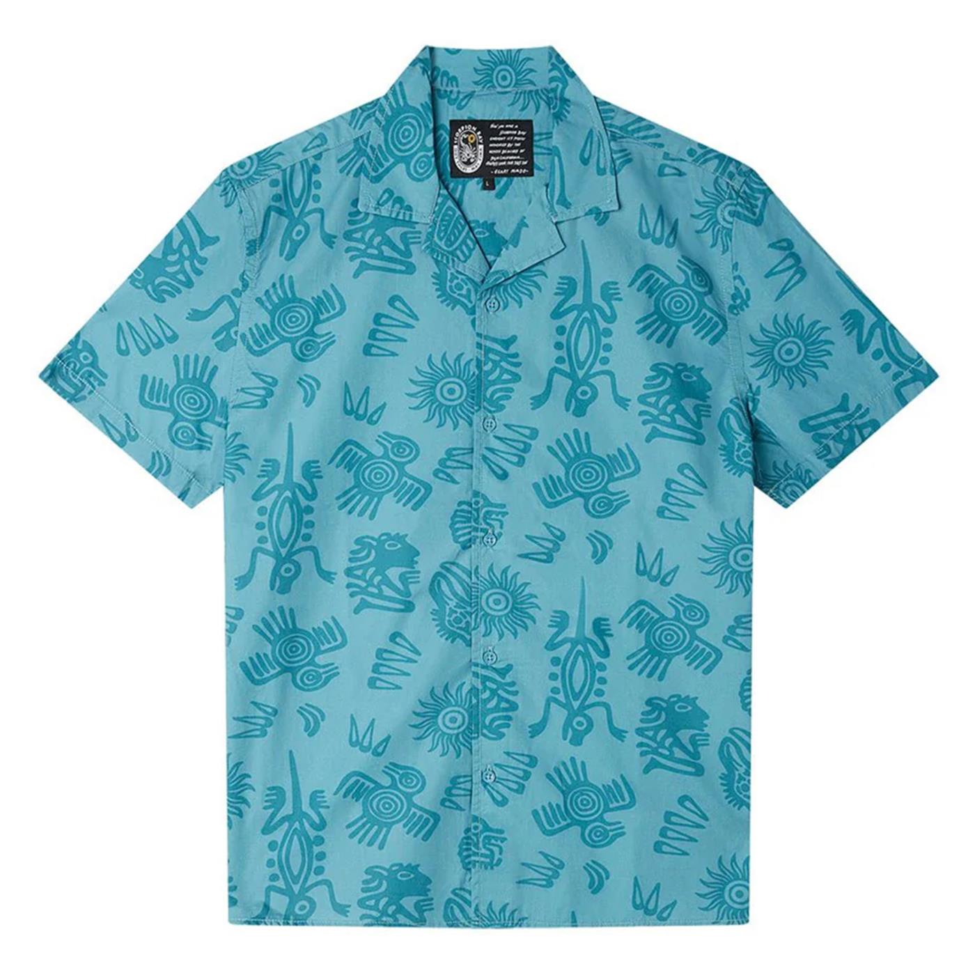 SCORPION BAY SHIRT SS AZTEC SYMBOLS