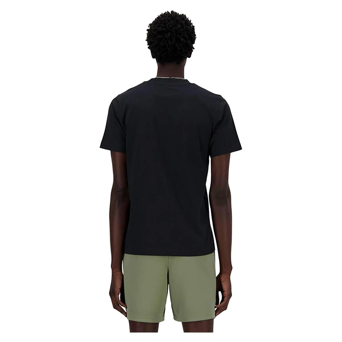 NEW BALANCE SPORT ESSENTIALS LOGO TEE - C1-nero - vista 2