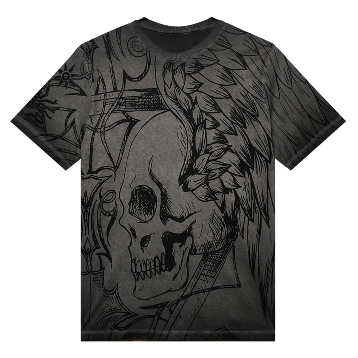 SCORPION BAY TEE DOUBLE WINGED SKULLS