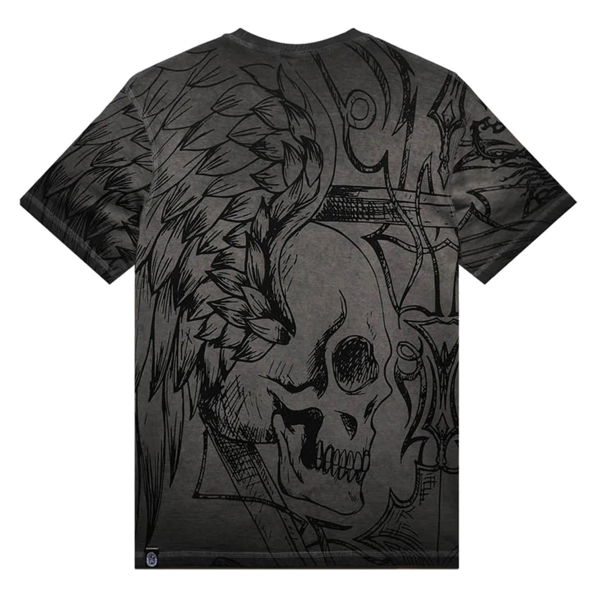 SCORPION BAY TEE DOUBLE WINGED SKULLS - seconda immagine