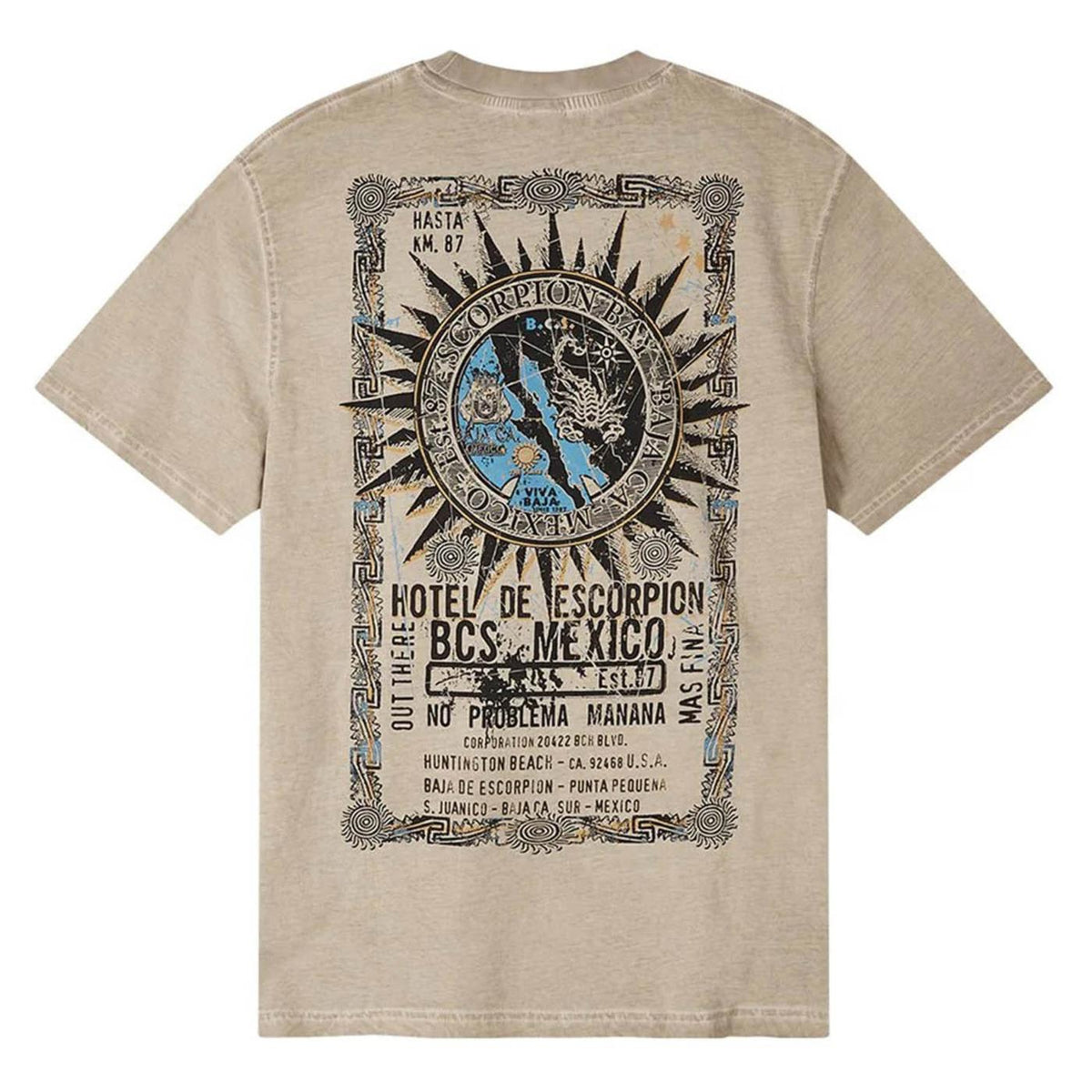 SCORPION BAY T-SHIRT SS HOTEL MAP - seconda immagine