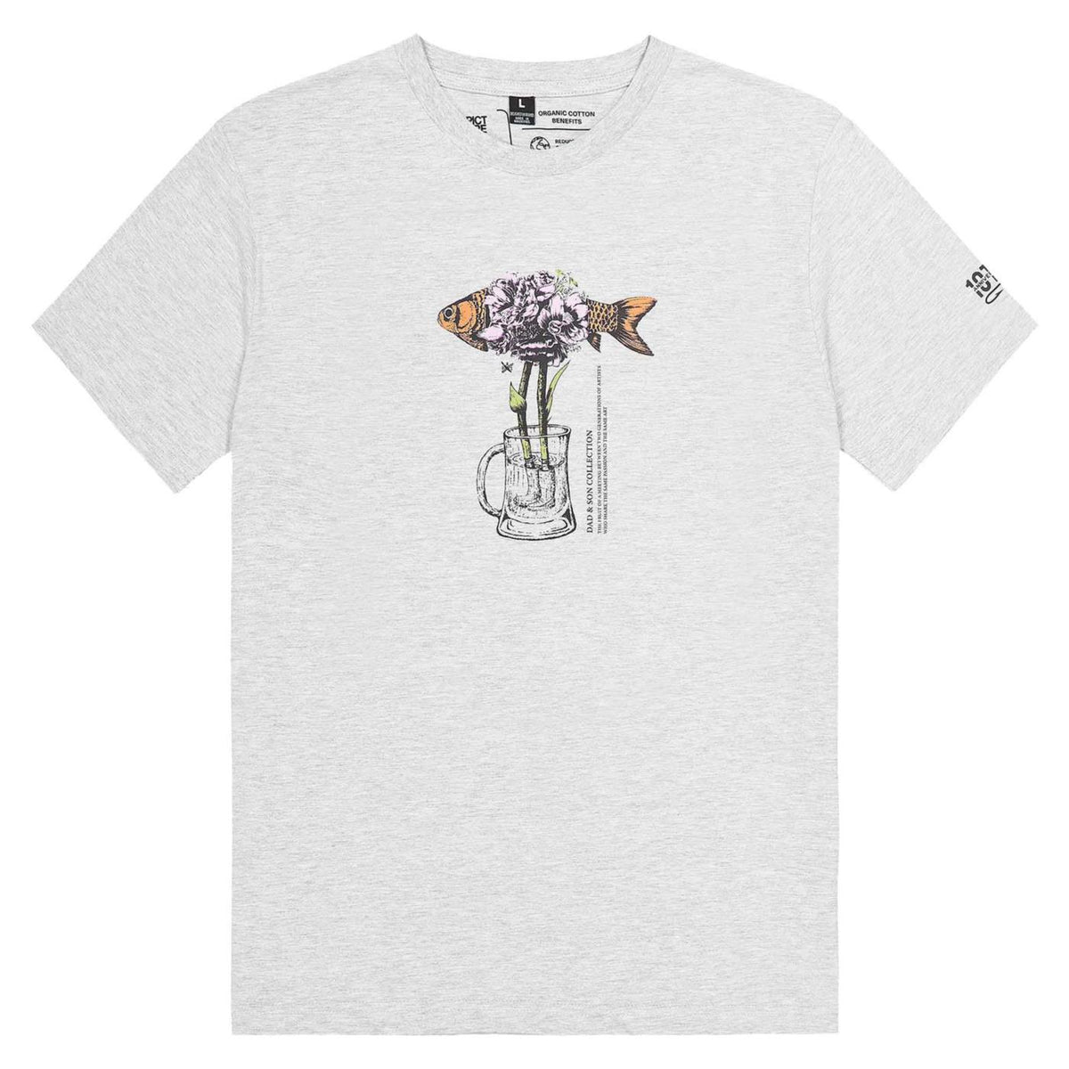 PICTURE DAD AND SON BOUQUET TEE