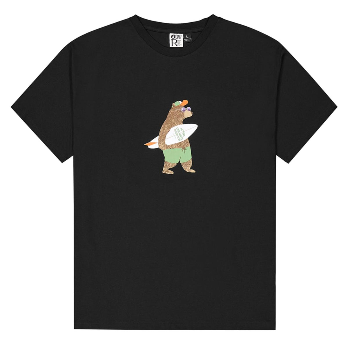 PICTURE POWEE TEE - Nero - vista 3