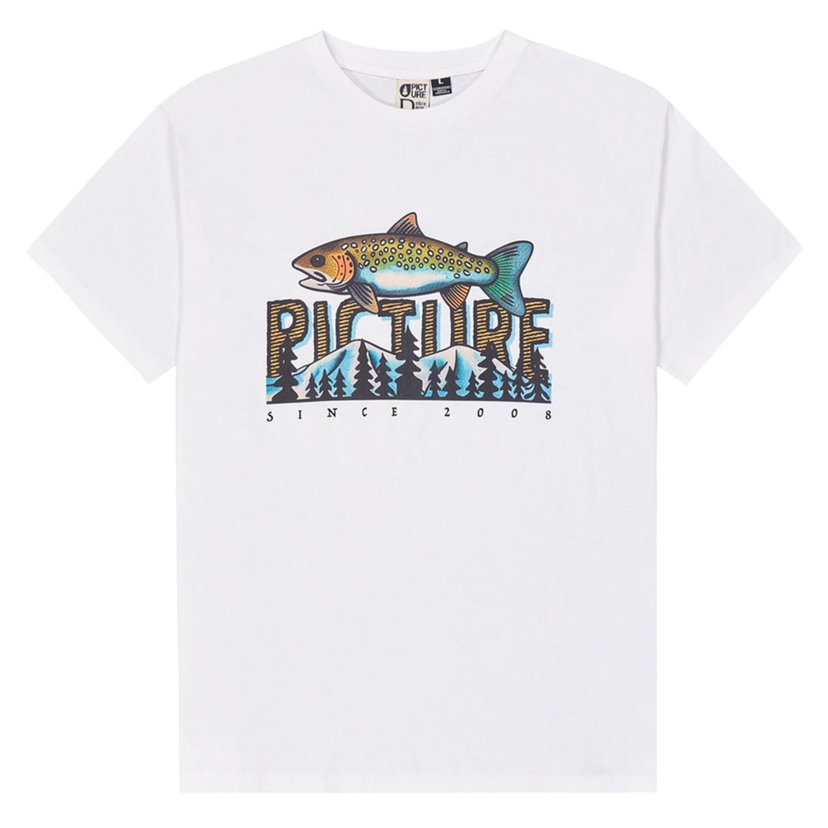 PICTURE SAYWHAT TEE - Bianco - vista 3