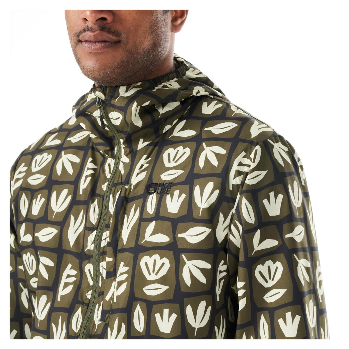 PICTURE SCALE PRINTED JACKET - Militare - vista 3