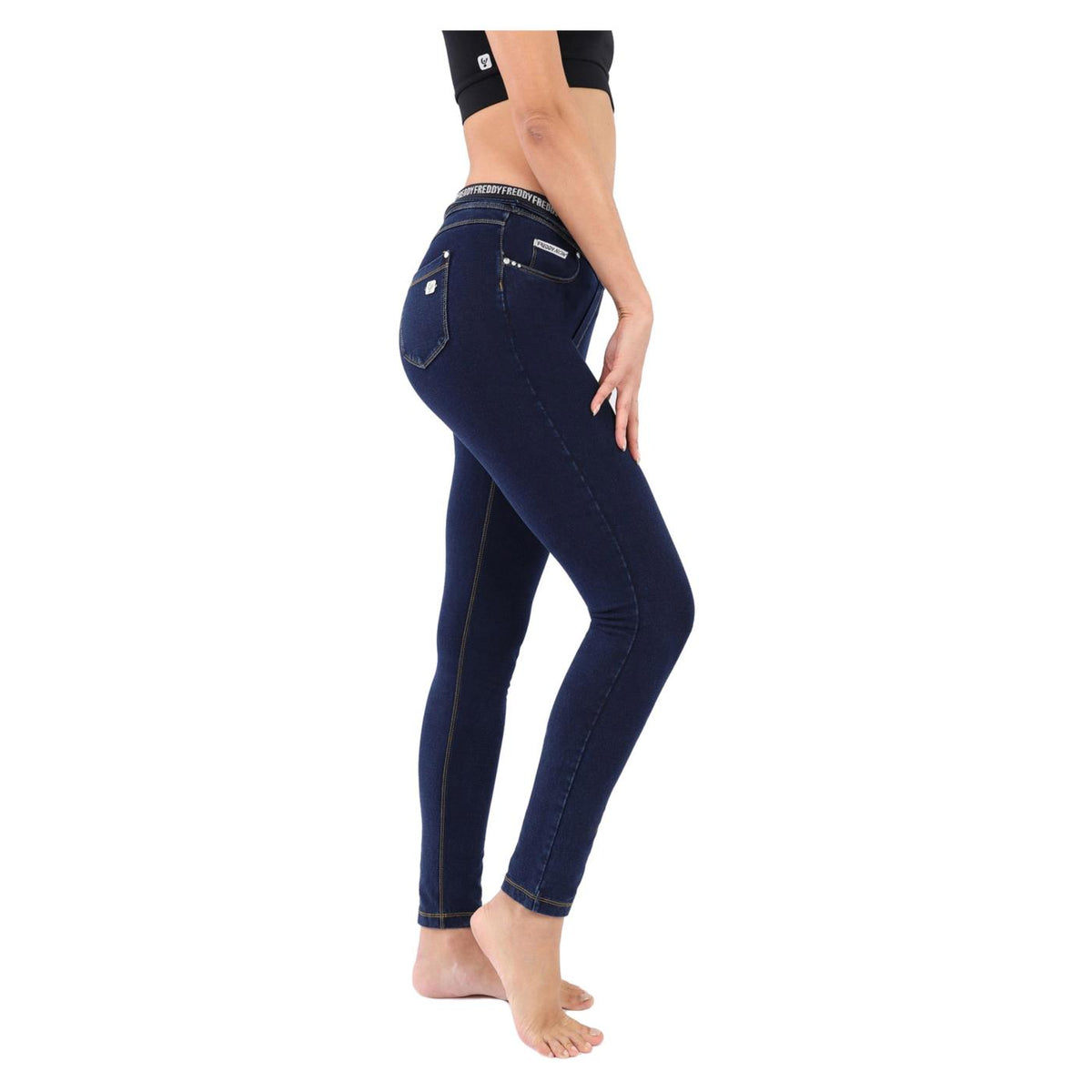 FREDDY NOW PANTS - Denim - vista 3