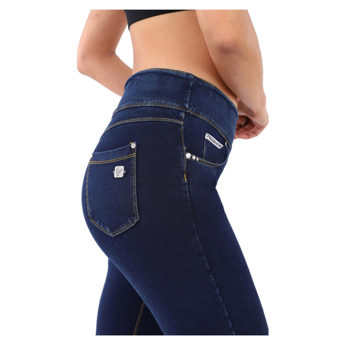 FREDDY NOW PANTS - Denim - vista 4