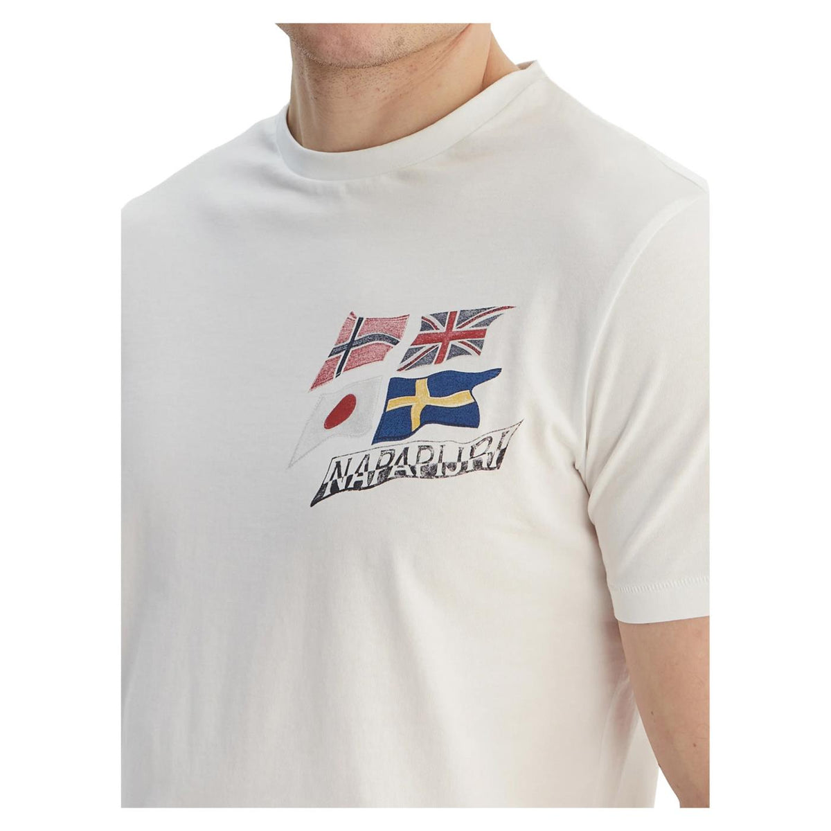 NAPAPIJRI T-SHIRT S-MAHSA SS - C1-bianco - vista 3