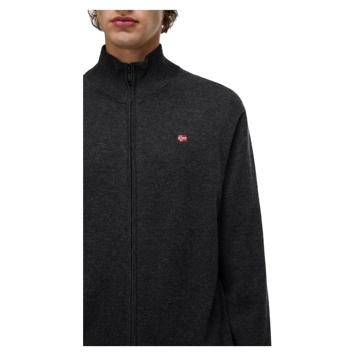 NAPAPIJRI DAMAVAND FULL ZIP - Grigio scuro - vista 3