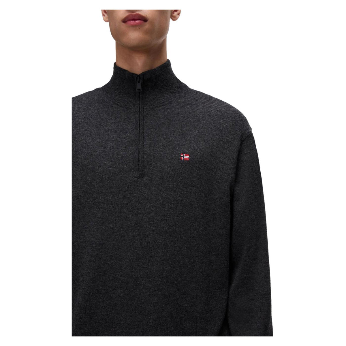 NAPAPIJRI DAMAVAND HALF ZIP - Grigio scuro - vista 3