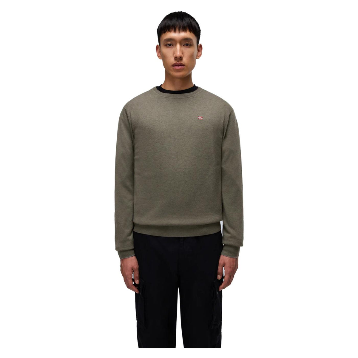 NAPAPIJRI DAMAVAND CREW - Verde militare - vista 3