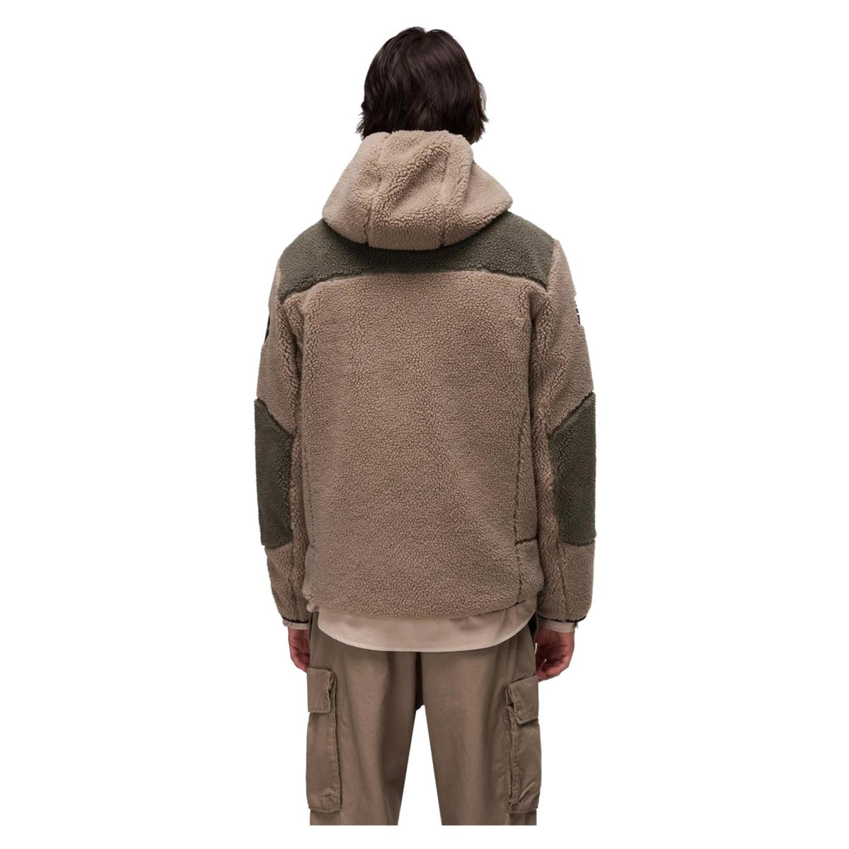 NAPAPIJRI YUPIK FULL ZIP HOOD - Marrone chiaro - vista 5