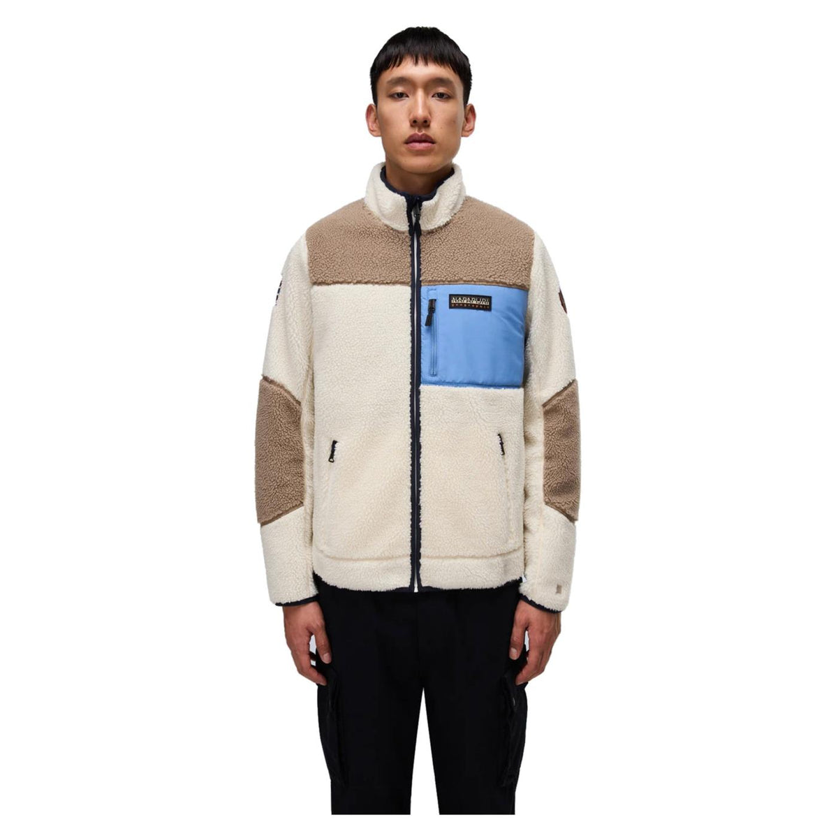 NAPAPIJRI YUPIK FULL ZIP - Bianco - vista 3