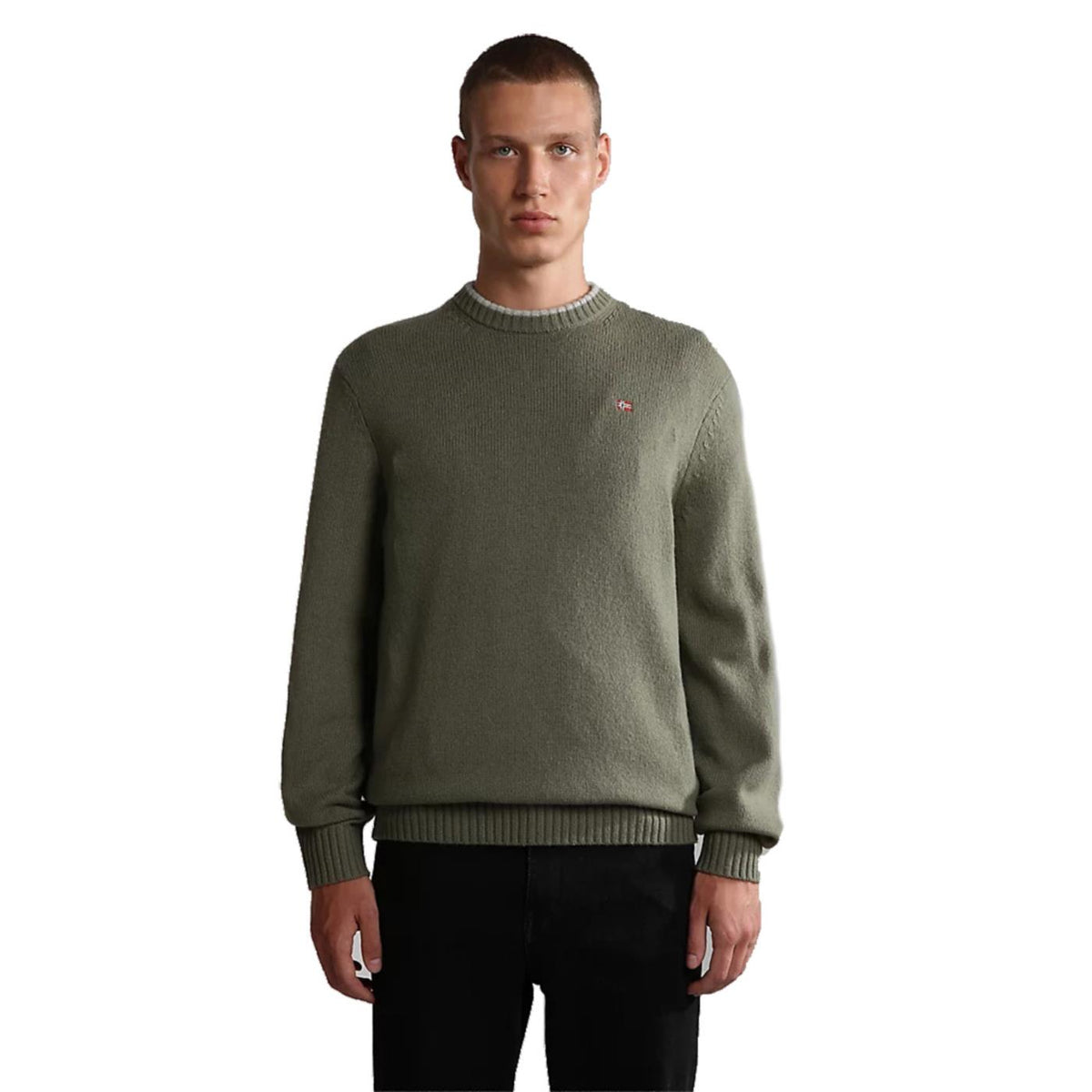 NAPAPIJRI DAIN CREW - Verde militare - vista 3