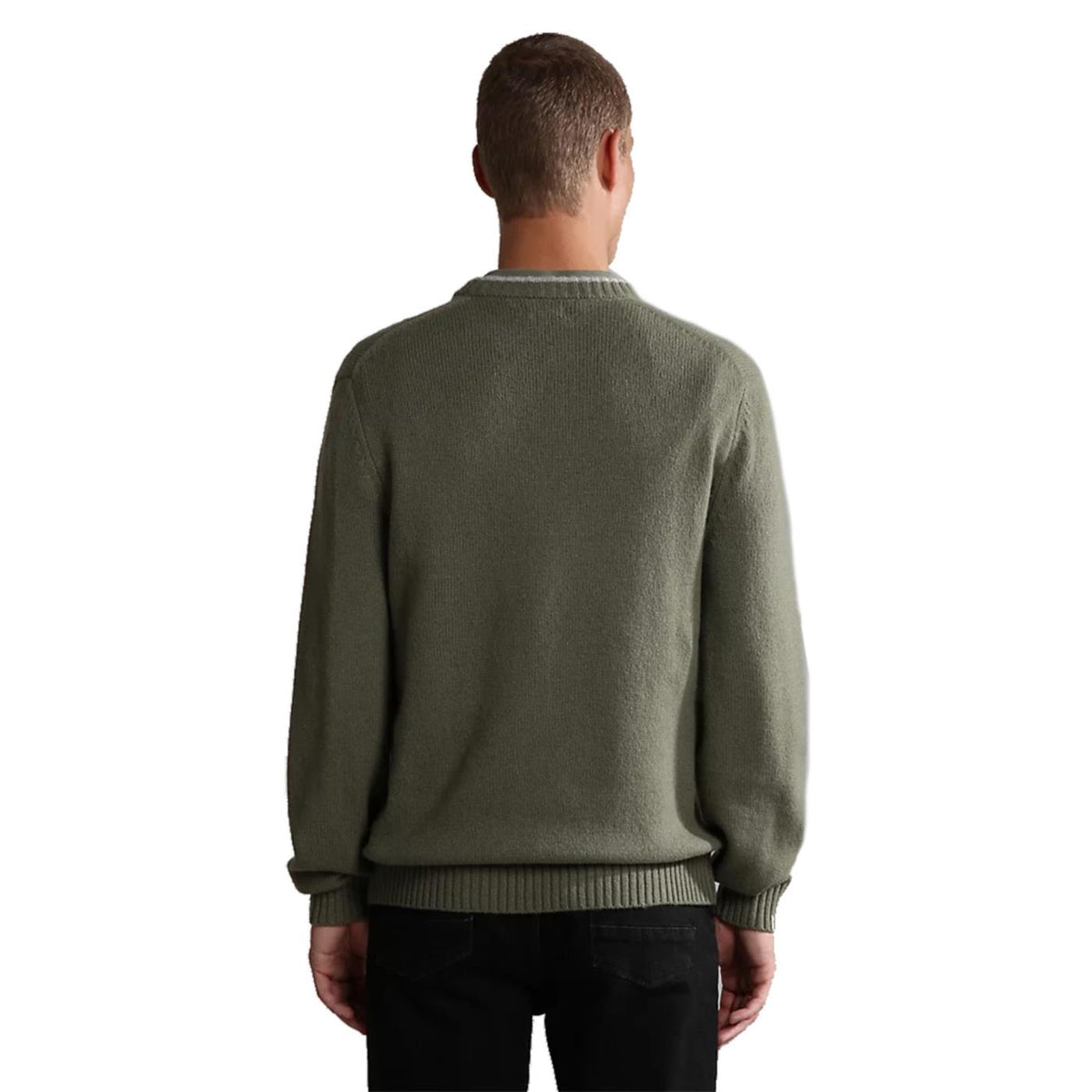 NAPAPIJRI DAIN CREW - Verde militare - vista 4