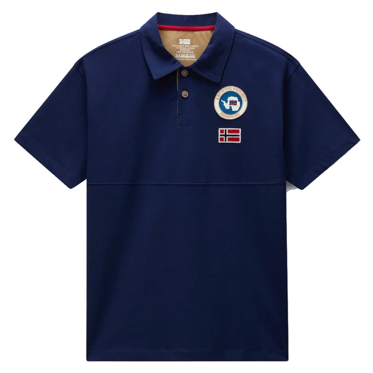 NAPAPIJRI POLO E-REFLECT SS - C1-blu - vista 3