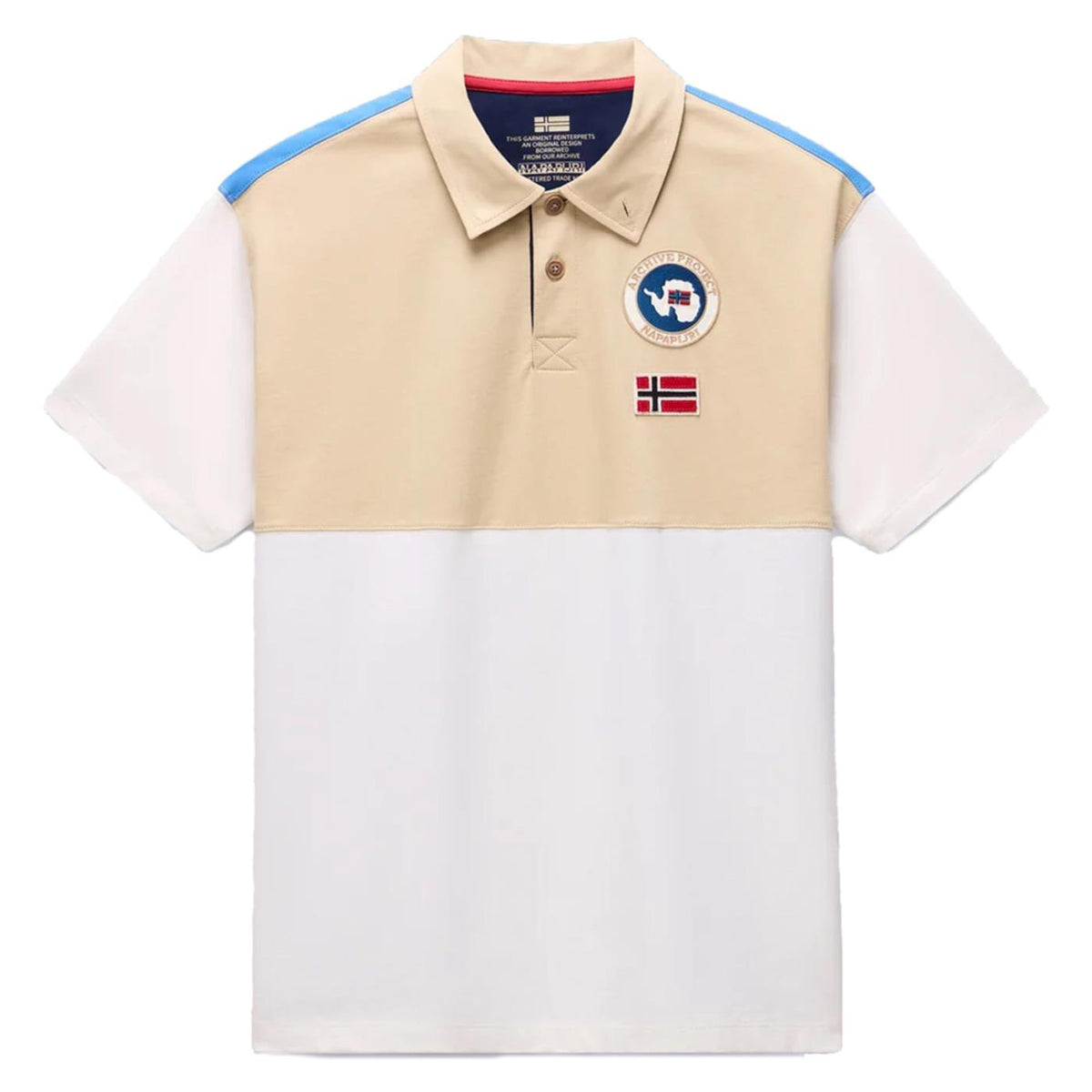 NAPAPIJRI POLO E-REFLECT SS - C1-beige - vista 3