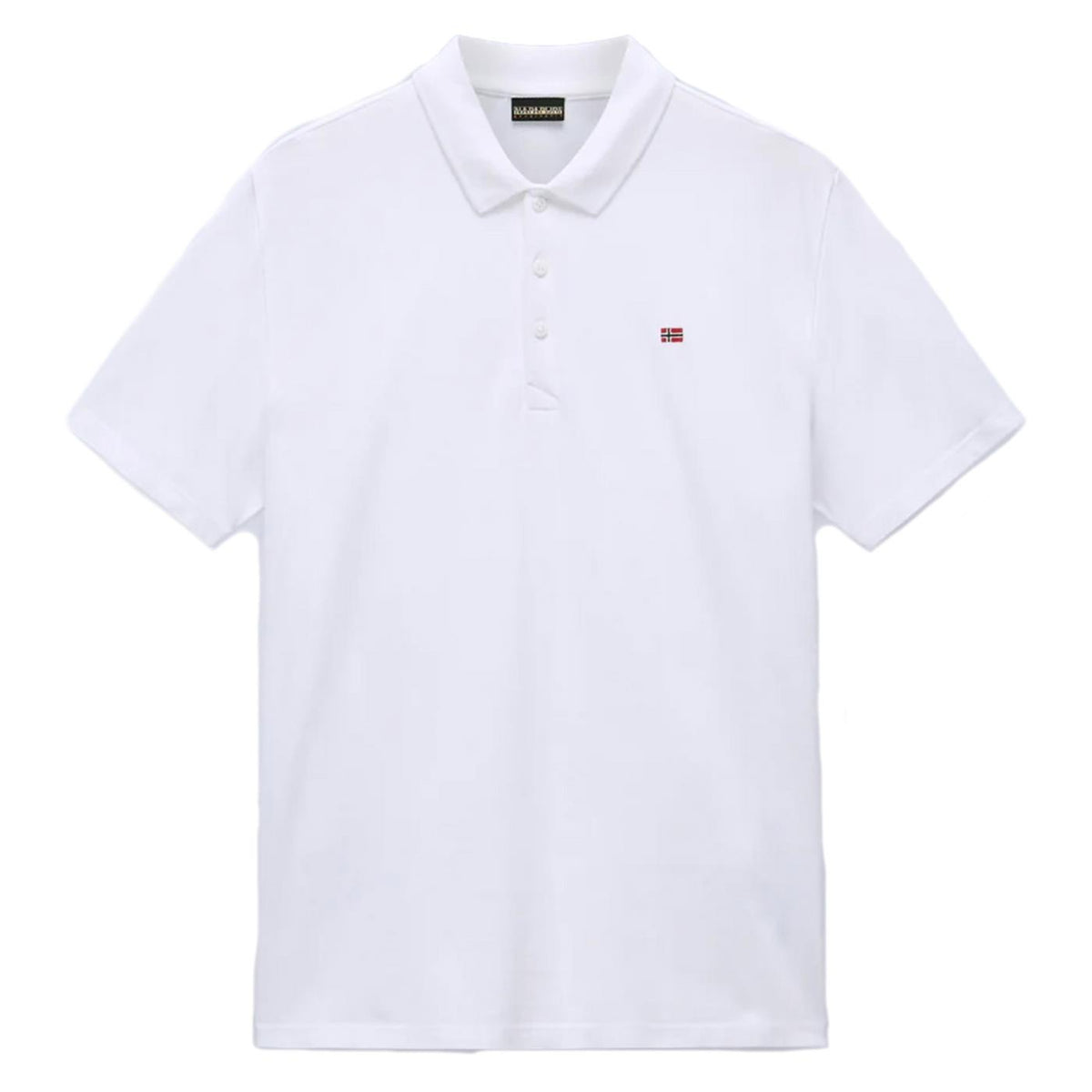 NAPAPIJRI POLO EALIS SHORT SLEEVE - C1-bianco - vista 3