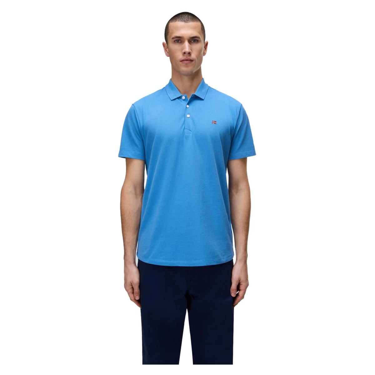 NAPAPIJRI POLO EALIS SHORT SLEEVE - C1-azzurro - immagine principale