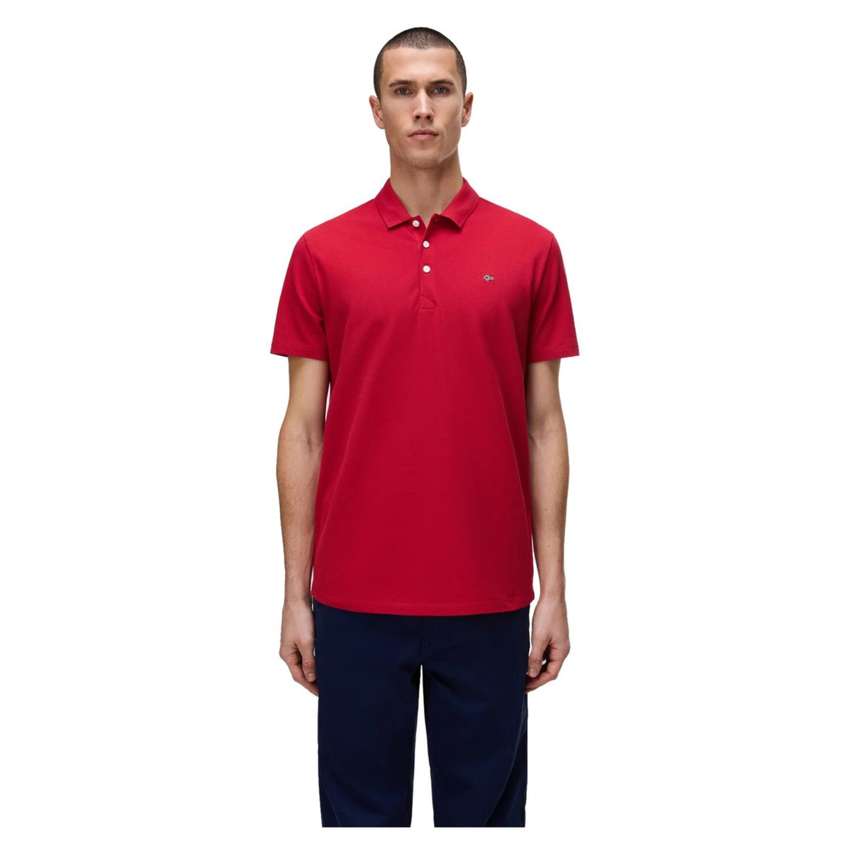 NAPAPIJRI POLO EALIS SHORT SLEEVE - C1-rosso - immagine principale